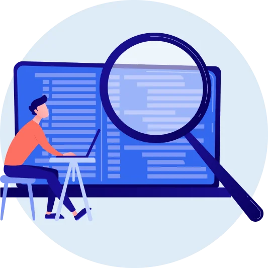 Student using the plagiarism detection system